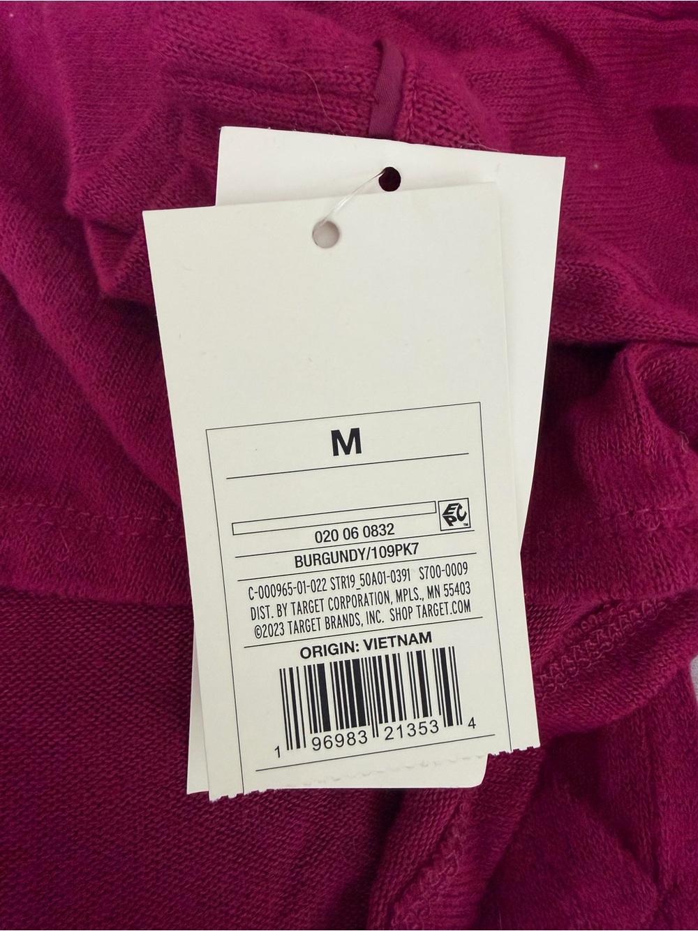 NWT! Stars Above 2 piece pajama set. Long sleeves and pants. Burgundy. - Picture 2 of 4